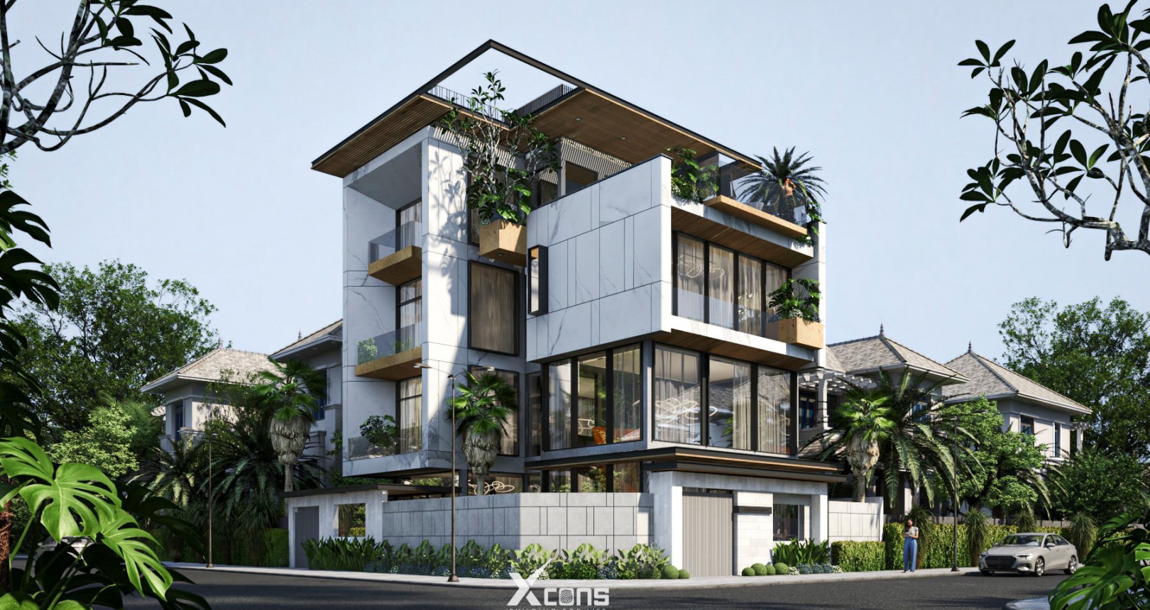 Biệt thự hiện đại